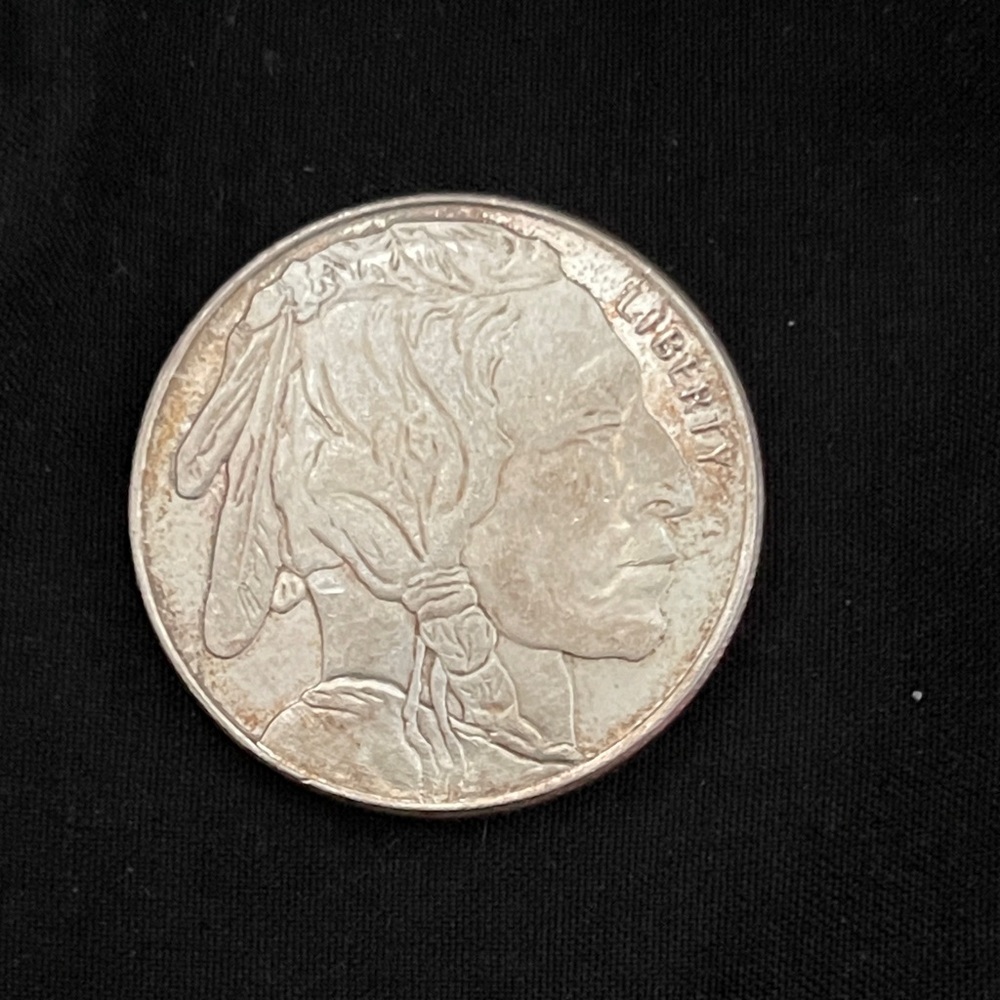 Vintage Buffalo Nickel Coin - .5 Troy ounce silver
